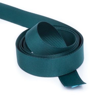 Репсовая лента сине-зеленая 15,9 мм. (347)
