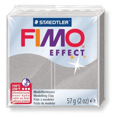 Полимерная глина FIMO effect, перламутровый светло-серебристый (817)