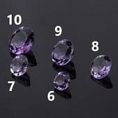 Аметист бразильский. Круг.