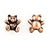 Бусина "Игрушечный мишка" медн.