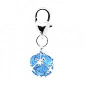 Подвеска с замком лобстером "Светлый топаз"