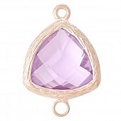 Коннектор "CRYSTALS" светло-сиреневый треугольник