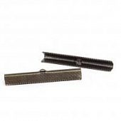 Зажим для ленты 45 мм. бронз. текстурный