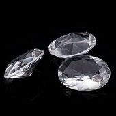 Стразы прозрачные без фольгирования "Овал", 18x13x7 мм.