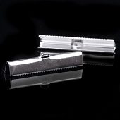 Зажим для ленты 30 мм. сереб.