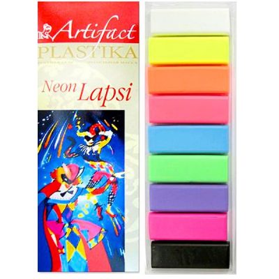 Набор полимерной глины LAPSI Neon, 9 цветов