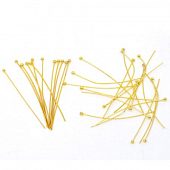 Пин "Шарик" 50 мм. (золот.)