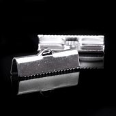 Зажим для ленты 20 мм. сереб.