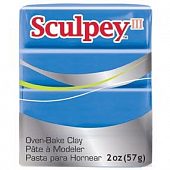 Полимерная глина Sculpey III, синий (566)