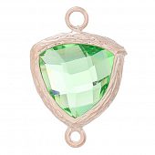 Коннектор "CRYSTALS" салатовый треугольник