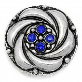 Кнопка Chunk "Бутон" синий