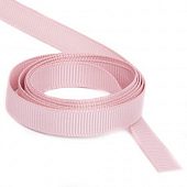 Репсовая лента розово-бежевая 9,5 мм. (146)