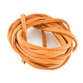Шнур замшевый оранжевый