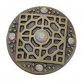 Кнопка Chunk "Мандала" бриллиант. бронз.