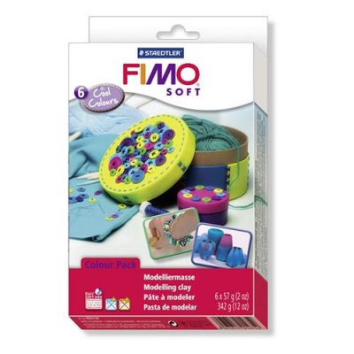 FIMO Soft комплект полимерной глины "Холодные цвета"