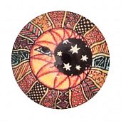 Кнопка Chunk стеклянная "Месяц"  #4