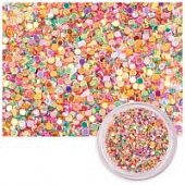 Декор для эпоксидной смолы/ногтей в виде круглых конфетти, светлый микс