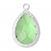 Подвеска "CRYSTALS" салатовая капля