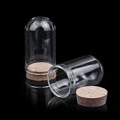 Колба с пробкой 44х25 мм, с круглым дном.