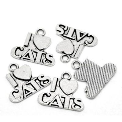 Подвеска "I love CATS"