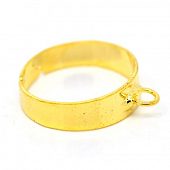 Основа широкая для кольца "Петелька" (золот.)