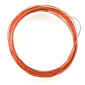 Тросик ювелирный (струна) красный 0,38 мм. (1 метр)