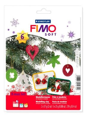 Fimo soft набор для создания декораций "Рождество"