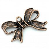 Подвеска "Праздничный бант" медн.