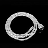 Колье PNDR со стопперами 45 см. серебро