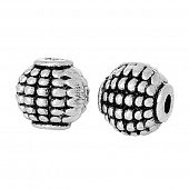 Бусина "Сетка" сереб.