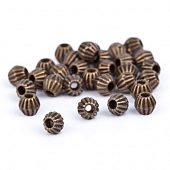 Бусина "Морская живность" маленькая бронз.