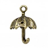 Подвеска "Зонтик от солнца" бронз.