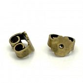 Заглушка для серег бронз.