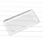 Линза для вставки прямоугольная 48х24 мм.