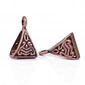 Бейл "Треугольник с узором" медн.