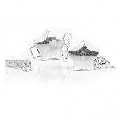 Замок вкладыш "Звезда" сереб.