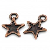 Подвеска для заливки "Звездочка" медн.