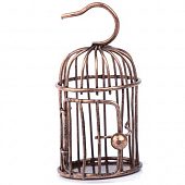 Кулон "Проволочная клетка" медн.