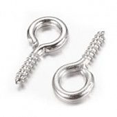 Штифт с петелькой  13мм. (ник.)