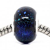 Бусина PNDR сине-зеленая фольга