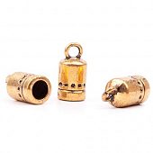 Концевик для шнура "Точки" золот.