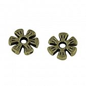 Бусина "Березовая семечка" бронз.