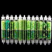 Декор, 12 штук для эпоксидной смолы, нейл-арта, скрапбукинга, зеленый