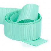 Репсовая лента цвета морской волны 25,4 мм. (314)