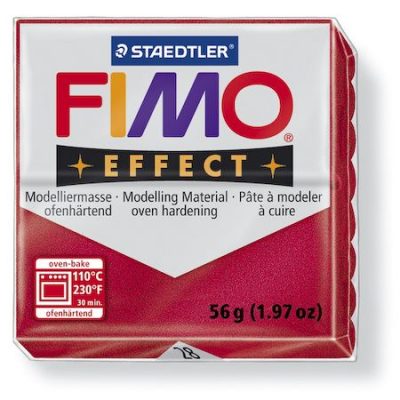 Полимерная глина FIMO Effect Metallic Ruby Red