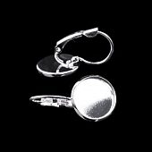 Швензы с платформой для заливки 12 мм. сереб.