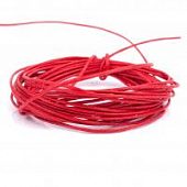Шнур вощеный 1 мм красный