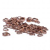 Колечки одинарные 5х0,7 мм. мед.