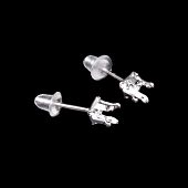 Пуссеты-касты "Квадрат" 4х4 мм.