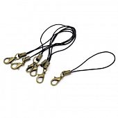 Шнурок для телефона с замком (бронз.)